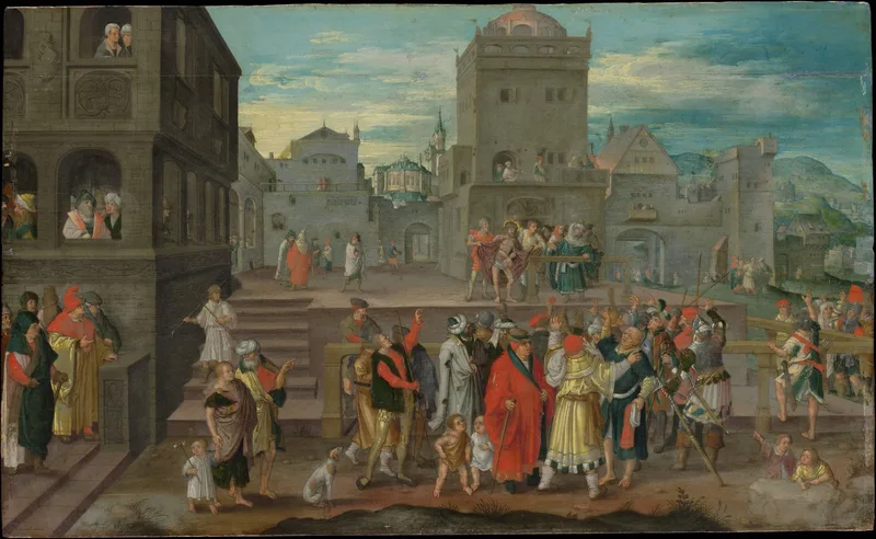 Christ Presented to the People by Lucas van Leyden, 1600