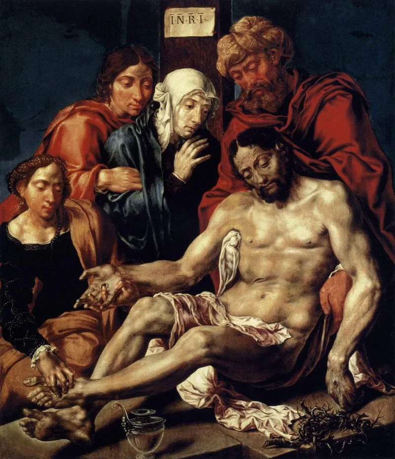 Lamentation of Christ by Maerten van Heemskerck, 1543