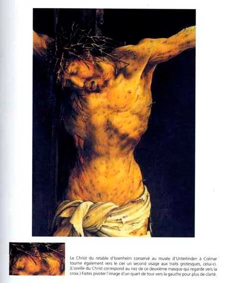 Christ on the Cross (detail from the central Crucifixion panel of the Isenheim Altarpiece) by Matthias Grünewald, 1515