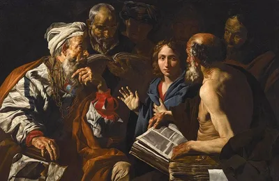Christ Disputing With The Doctors by Matthias Stom