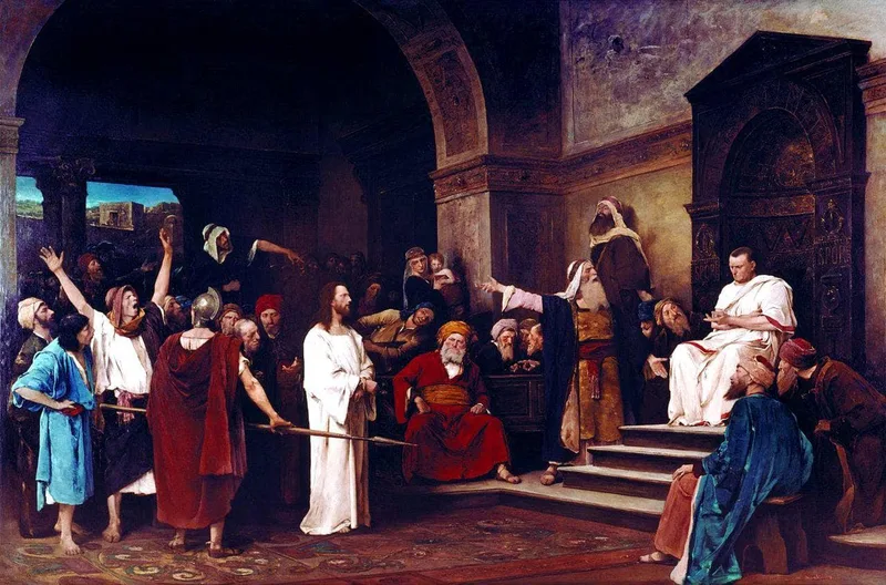 Christ Before Pilate by Mihaly Munkacsy, 1881
