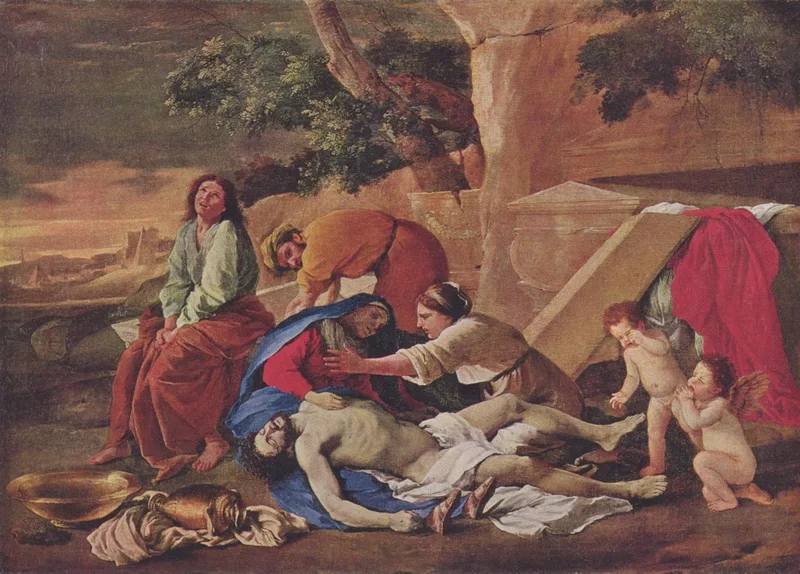 Lamentation over the Body of Christ by Nicolas Poussin, 1629