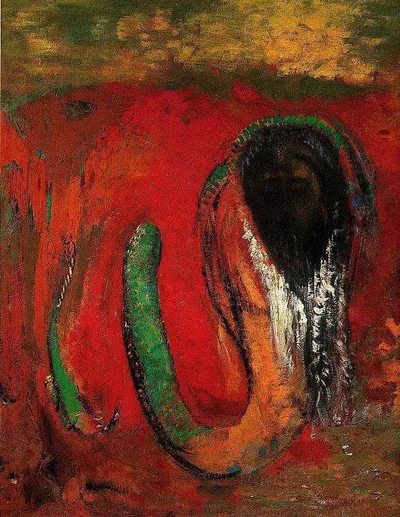 Onnes (Christ and the Serpent) by Odilon Redon
