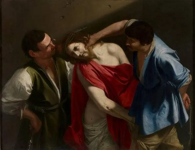Mocking of Christ by Orazio Gentileschi, 1635