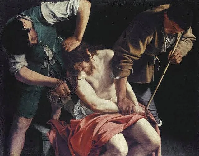 Christ crowned with Thorns by Orazio Gentileschi, 1615