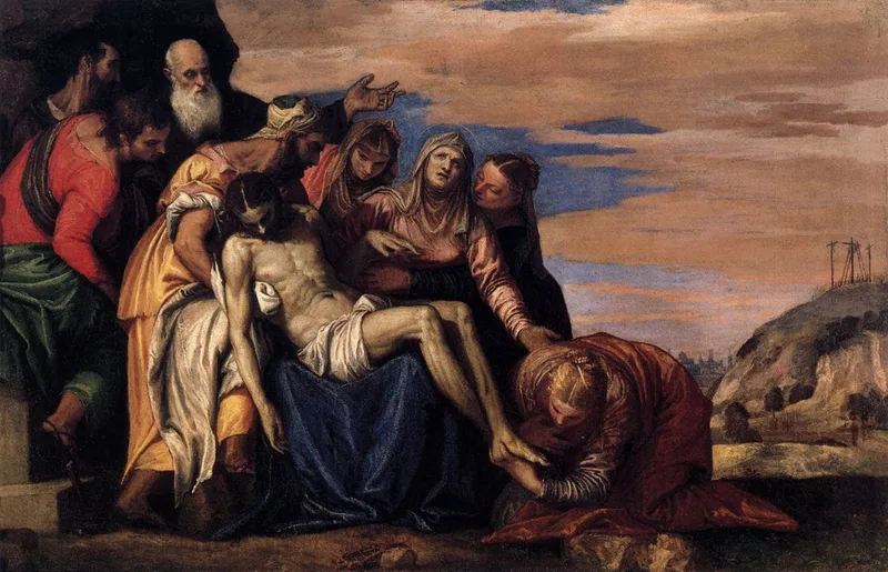 Lamentation over the Dead Christ by Paolo Veronese, 1547