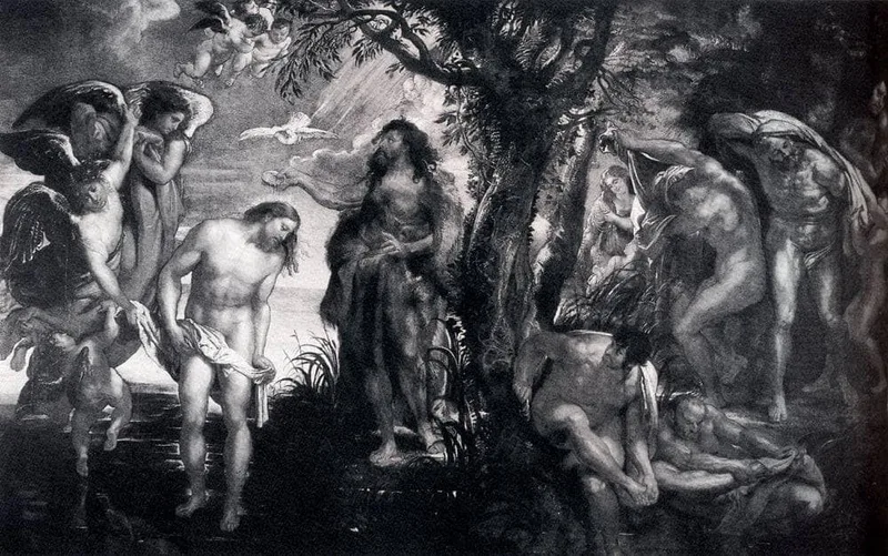The Baptism of Christ by Peter Paul Rubens, 1604