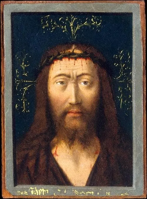 Head of Christ by Petrus Christus, 1445