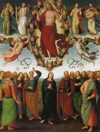 The Ascension of Christ by Pietro Perugino
