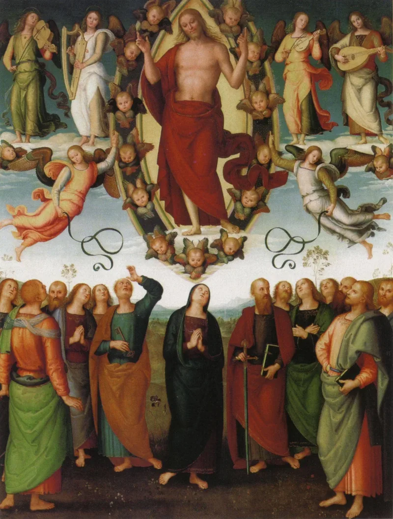 The Ascension of Christ by Pietro Perugino, 1498