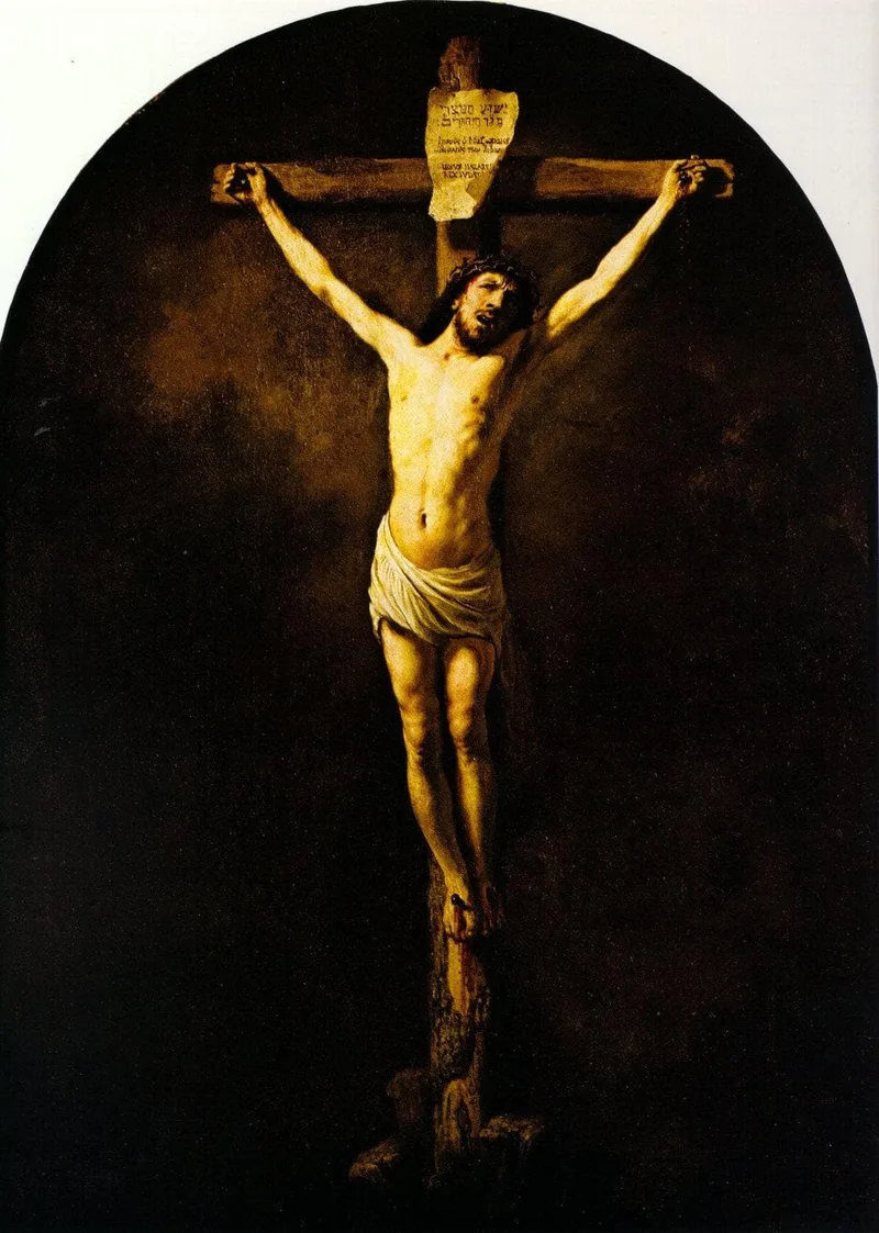 Christ on the Cross by Rembrandt, 1631