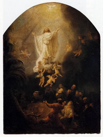 The Ascension Of Christ by Rembrandt