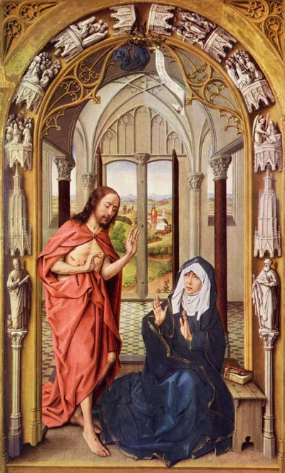 Christ appears to Mary by Rogier van der Weyden