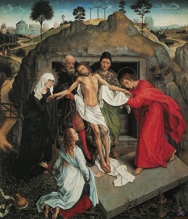 Lamentation of Christ by Rogier van der Weyden, 1463