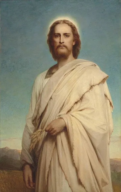 Christ of the Cornfield "and He Said Unto Them, the Sabbath was Made for Man,and Not Man for the Sabbath." Mark, Ii, 27. by Thomas Francis Dicksee