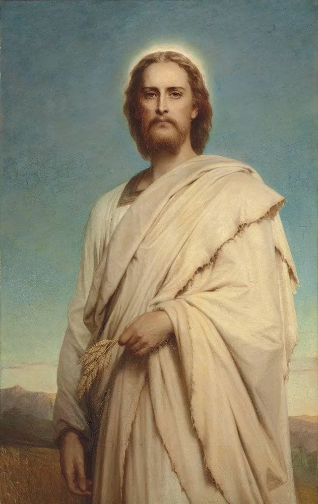 Christ of the Cornfield "and He Said Unto Them, the Sabbath was Made for Man,and Not Man for the Sabbath." Mark, Ii, 27. by Thomas Francis Dicksee
