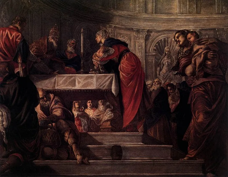 The Presentation of Christ in the Temple by Tintoretto, 1555