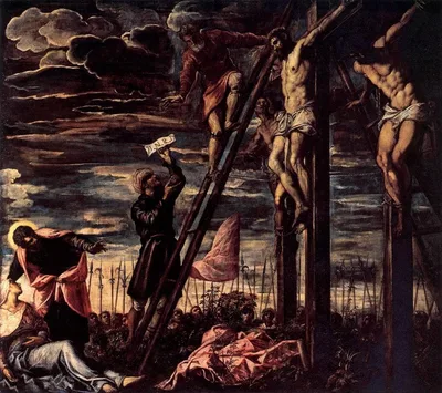The Crucifixion of Christ by Tintoretto