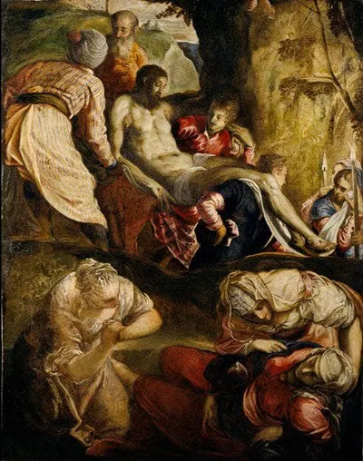 Christ Carried to the Tomb by Tintoretto