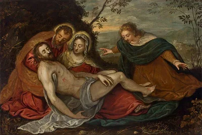 The Lamentation over the Dead Christ (Pietà) by Tintoretto