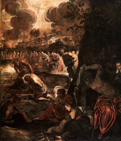 The Baptism of Christ by Tintoretto