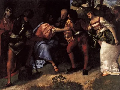 Christ and the Adulteress by Titian