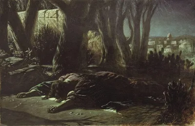 Christ in Gethsemane by Vasily Perov