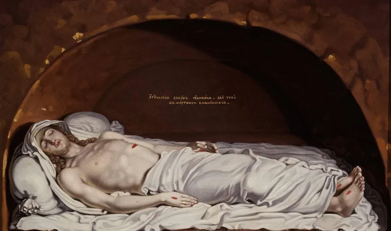 Jesus at the tomb by Vladimir Borovikovsky