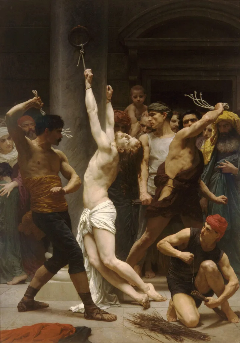 Flagellation of Our Lord Jesus Christ by William-Adolphe Bouguereau, 1880